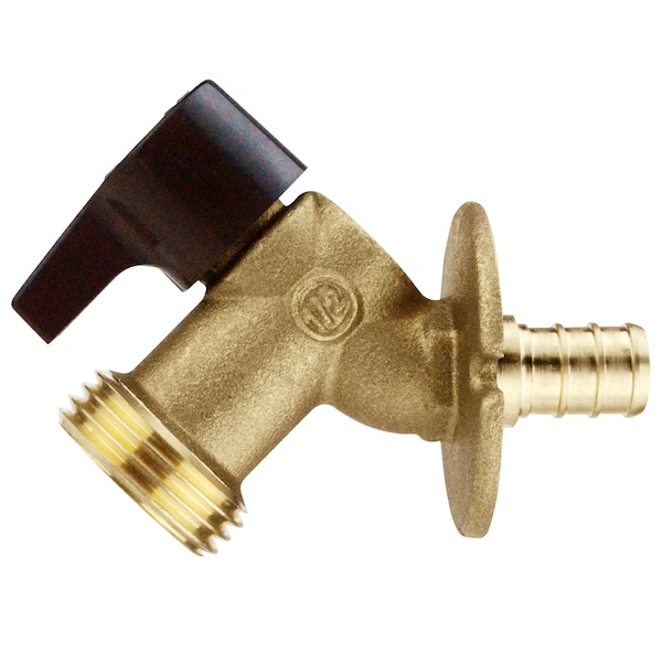 Apollo 1/2 in. Brass PEX Barb x 3/4 in. Garden Hose Thread Quarter-Turn Sillcock APXSCV1234 - main